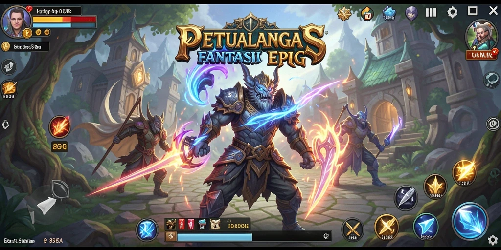 Tampilan menarik gameplay RPG di 898A dengan karakter dan petualangan seru.