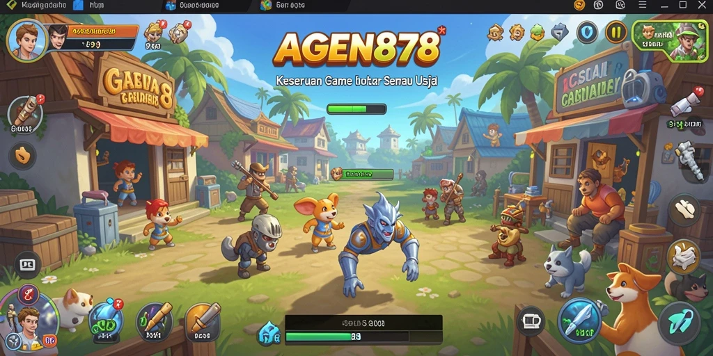 Screenshot AGEN878 yang menunjukkan gameplay menarik dan seru.