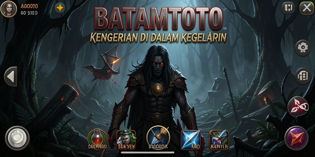Tampilan gameplay yang menegangkan dan mencekam di BATAMTOTO.