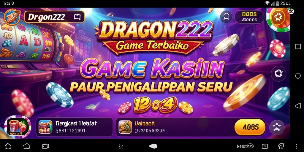 Tampilan screenshot gameplay DRAGON222 dengan suasana kasino yang menarik.