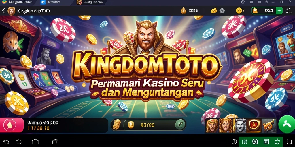 Tampilan menarik dari gameplay Kasino KINGDOMTOTO.