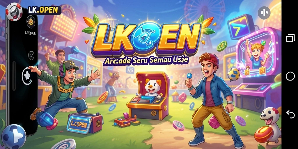 Tampilan gameplay LKOPEN yang seru dan menghibur.