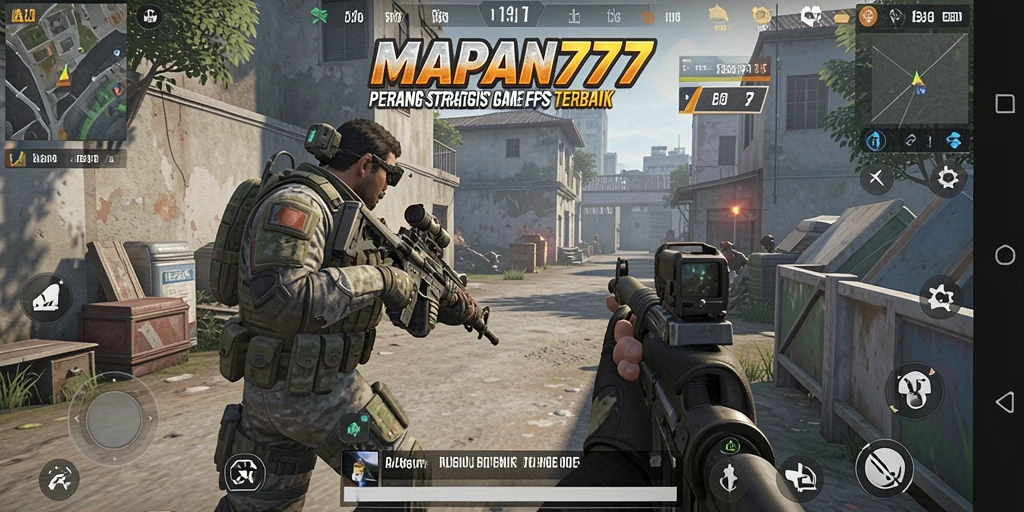 Screenshot MAPAN777 menampilkan aksi tembak-menembak mendebarkan.
