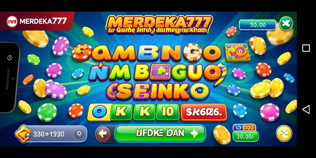 Tampilan gameplay Bingo MERDEKA777 yang seru dan interaktif.