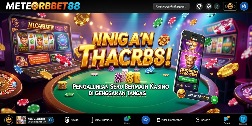 Screenshot gameplay METEORBET88 menampilkan aksi kasino yang mendebarkan.