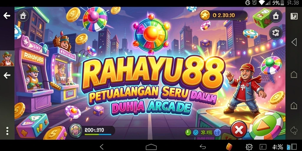 Screenshot gameplay RAHAYU88 menunjukkan keseruan permainan Arcade.