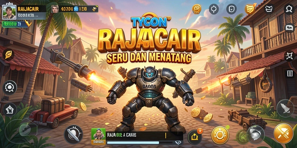 Tampilan gameplay RAJACAIR yang seru dan interaktif.
