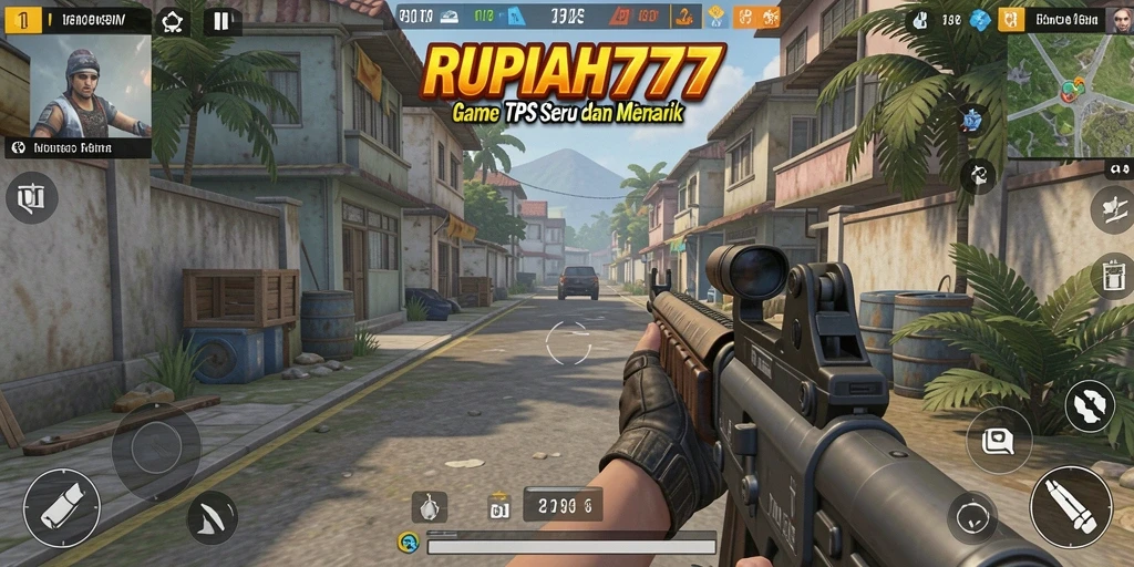 Tampilan game TPS RUPIAH777 yang menegangkan dan penuh aksi.