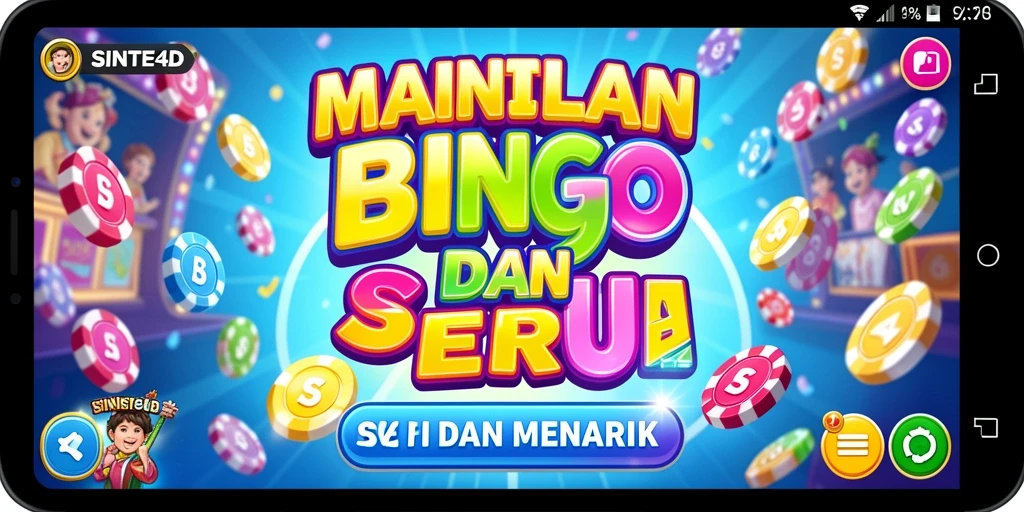 Tampilan menarik SINTE4D saat gameplay Bingo yang mengasyikkan.