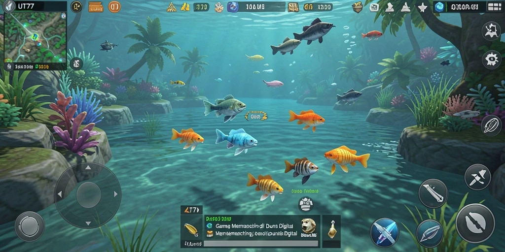 Gameplay menarik dalam UT77 dengan suasana memancing yang menakjubkan.